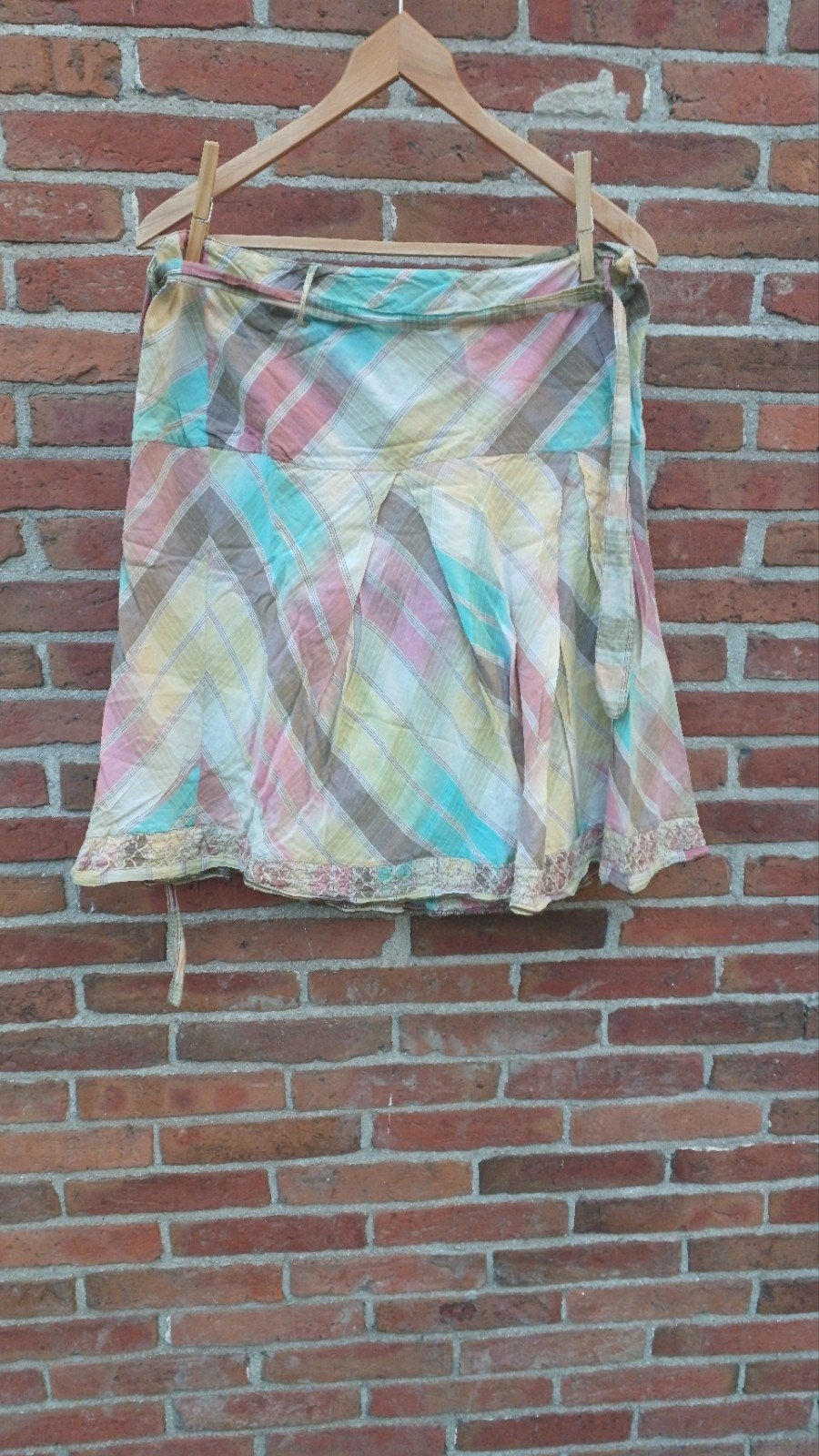 WE Fashion Geruite Rok Maat 44, Meerkleurig, WE Fashion, Maat 42/44 (L), Ophalen of Verzenden