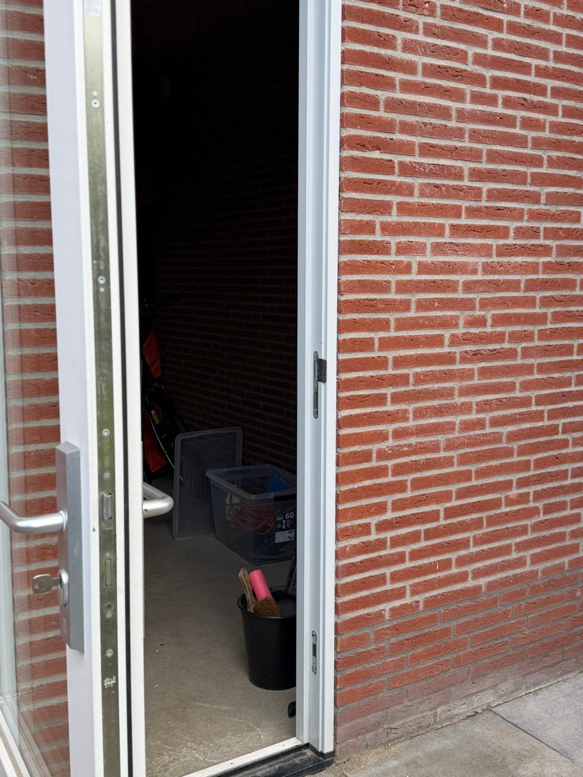 Deur + kozijn, Doe-het-zelf en Verbouw, Deuren en Horren, Gebruikt, 215 cm of meer, Binnendeur, Hout