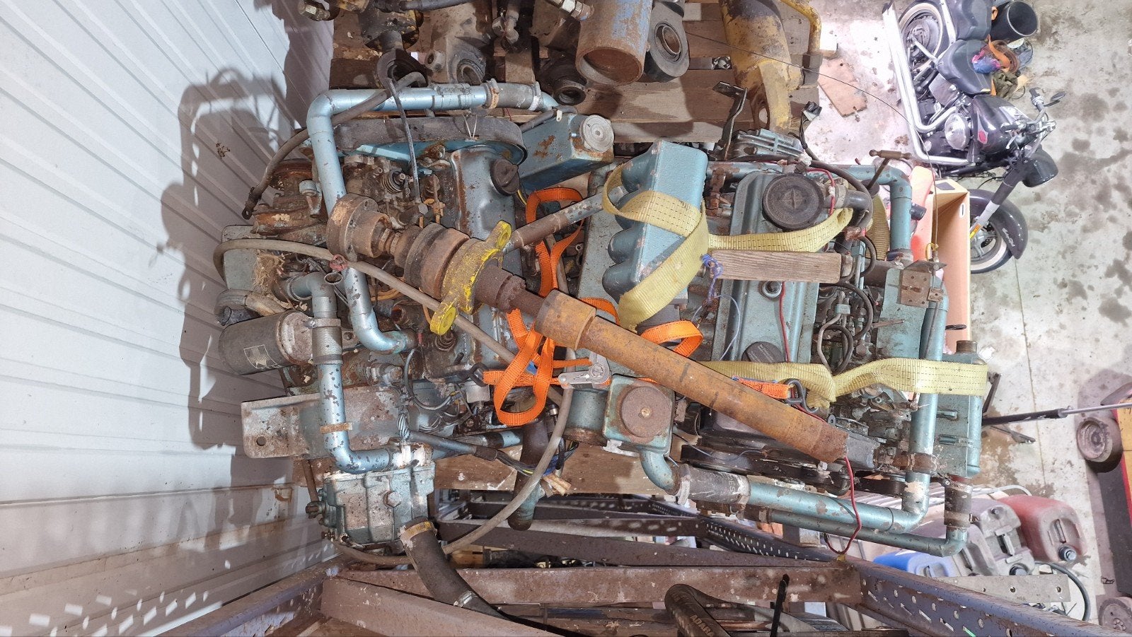 scheepsdiesel vw, Ophalen, Gebruikt