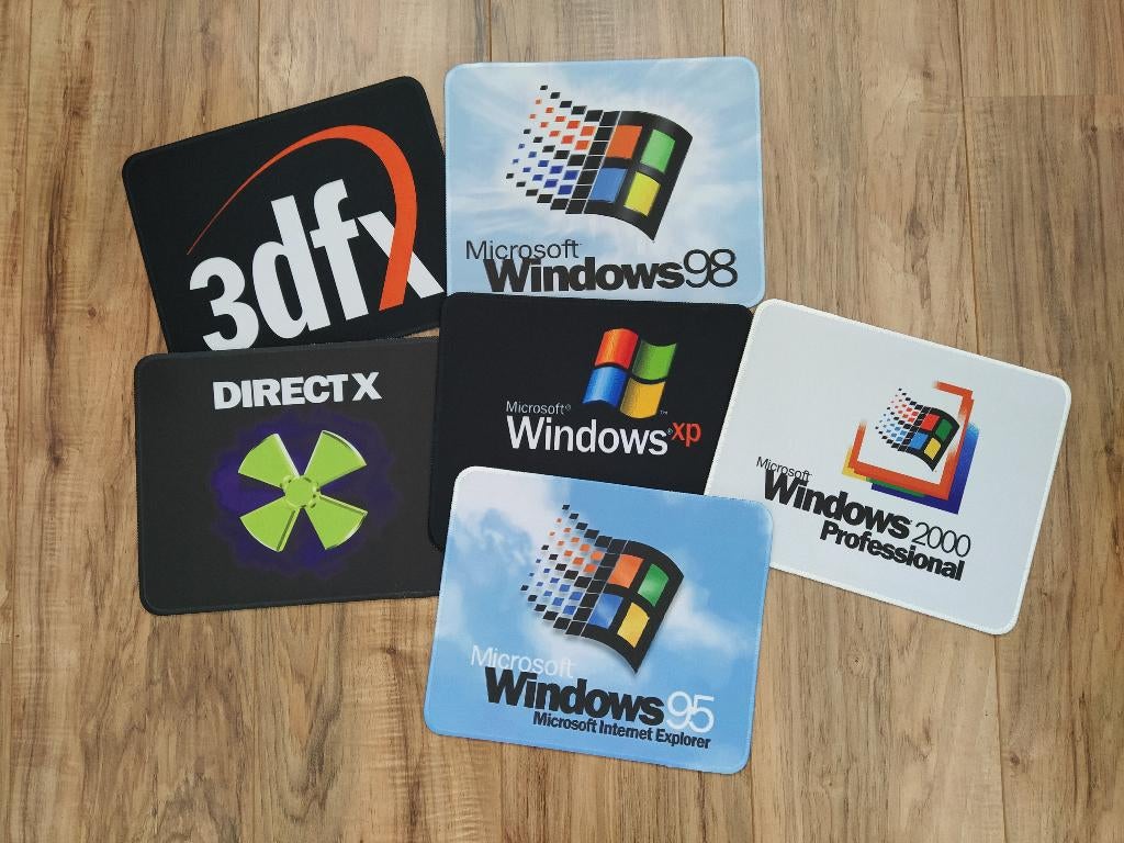 Windows 95 98 2000 XP 3dfx DirectX Voodoo Pentium Muismat, Verzenden