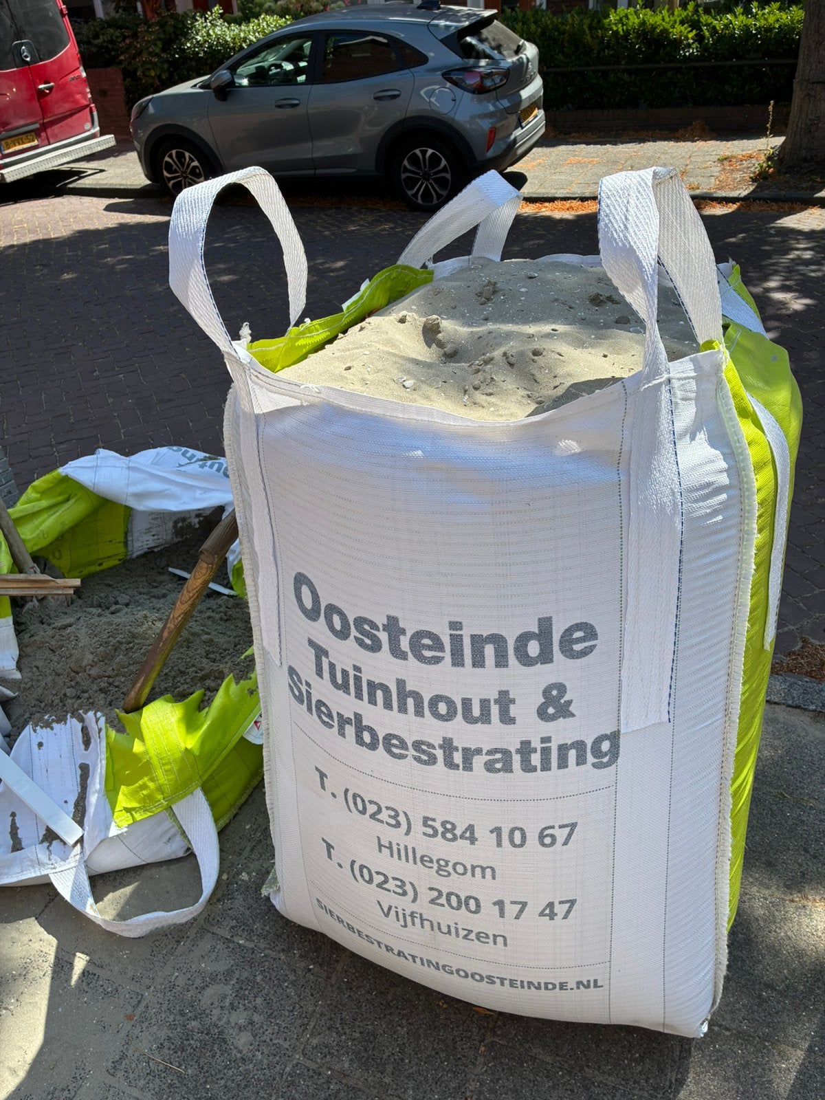 Gratis zand +- 1,25 kuub, Ophalen, Zo goed als nieuw, Ophoogzand