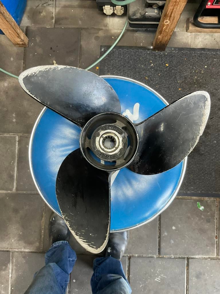 Nette aluminium schroef, Watersport en Boten, Bootonderdelen, Ophalen, Zo goed als nieuw, Motor en Techniek, Motorboot