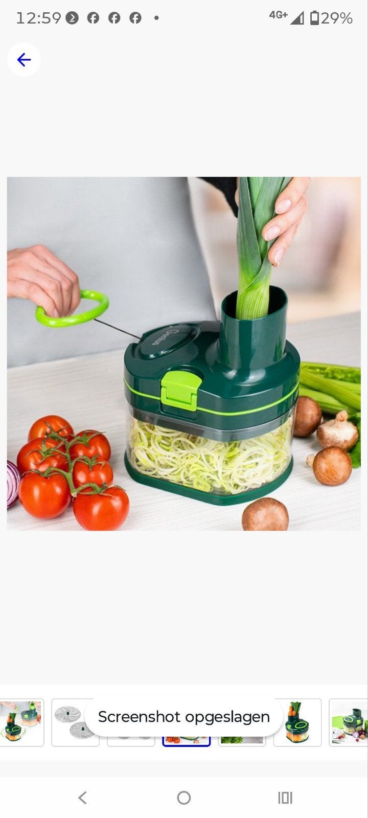 Genius Nicer Dicer Pegasus - Groentesnijder en rasp, Kunststof, Nieuw, Ophalen of Verzenden, Overige merken