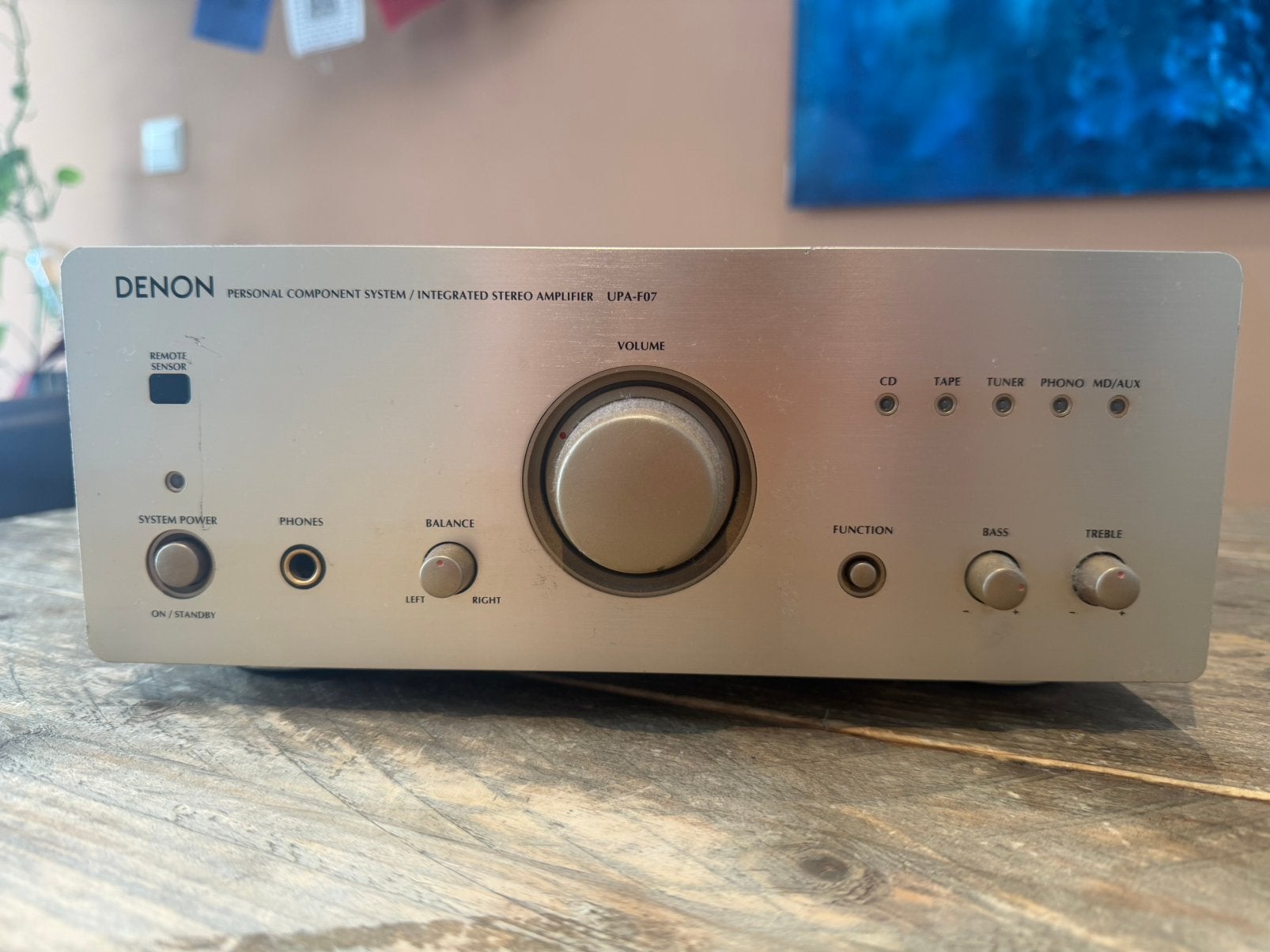 Vintage Denon UPA-F07 versterker, Ophalen of Verzenden, Gebruikt