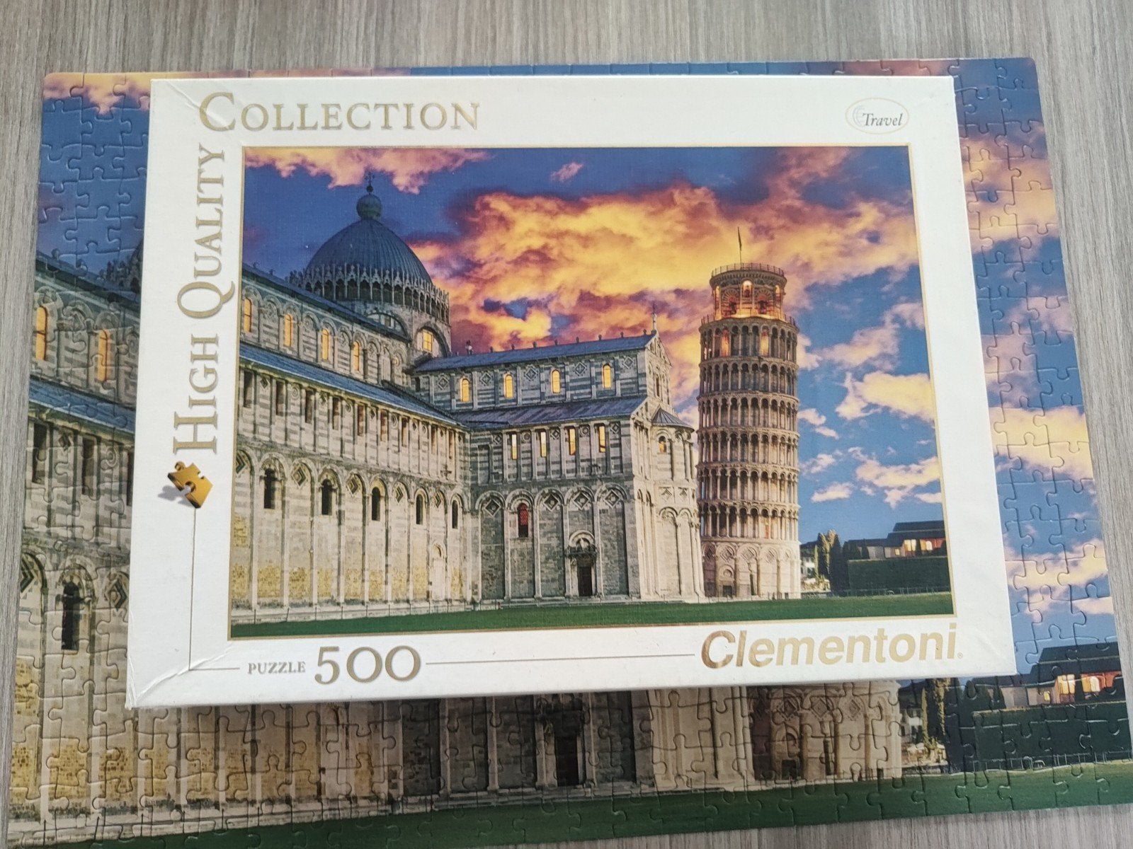 Clementoni puzzel 500 stukjes Pisa, Ophalen of Verzenden, 500 t/m 1500 stukjes, Zo goed als nieuw, Legpuzzel
