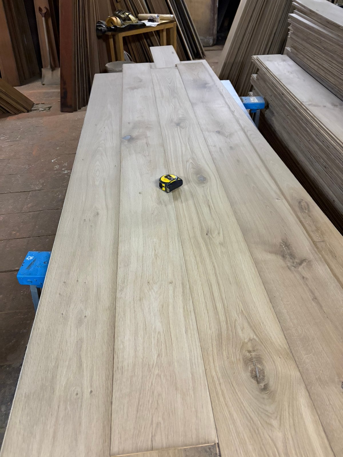 32,4m2 nieuwe eiken houten parketvloer, Minder dan 25 mm, Eiken, Nieuw, Ophalen of Verzenden