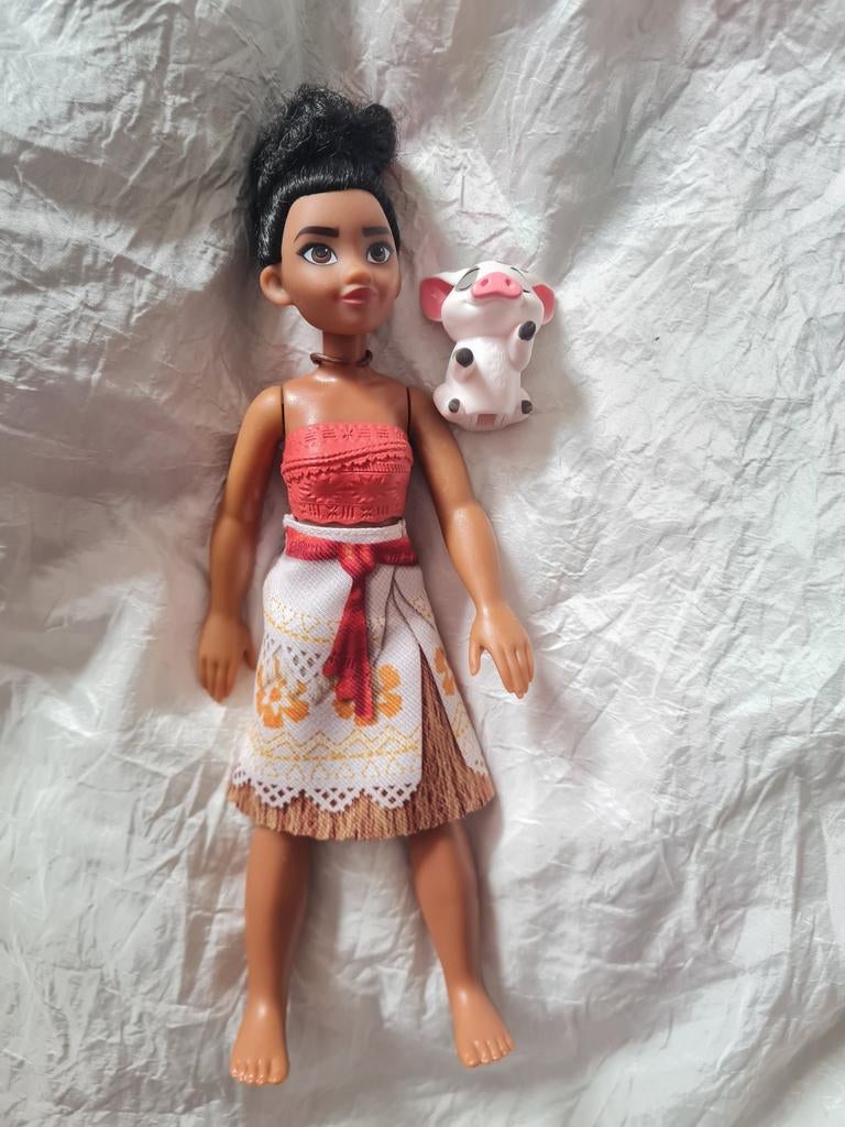 Disney Vaiana Barbie Zwempop - Nieuwstaat, Kan Echt Zwemmen, Kinderen en Baby's, Speelgoed | Poppen, Ophalen of Verzenden, Zo goed als nieuw