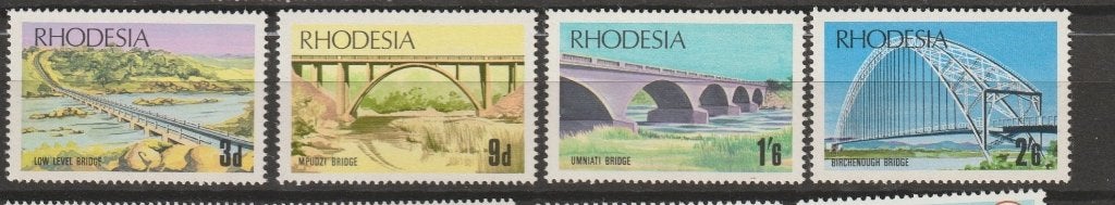 TSS Kavel 8.50090 Rhodesie Pf minr 84-87 bruggen, Ophalen, Overige landen, Postfris