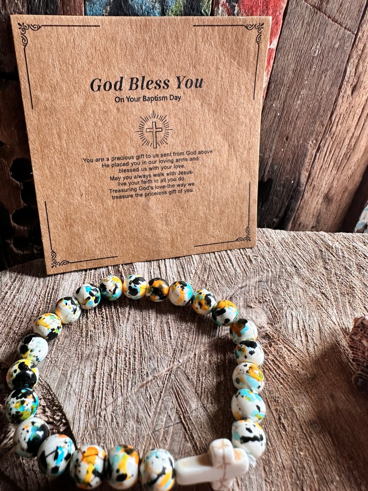 Boho armband / faith / nieuw, Ophalen of Verzenden, Nieuw