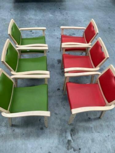 6x Keystone eetkamerstoel / zorgstoel, Ophalen, Zo goed als nieuw, Vijf, Zes of meer stoelen