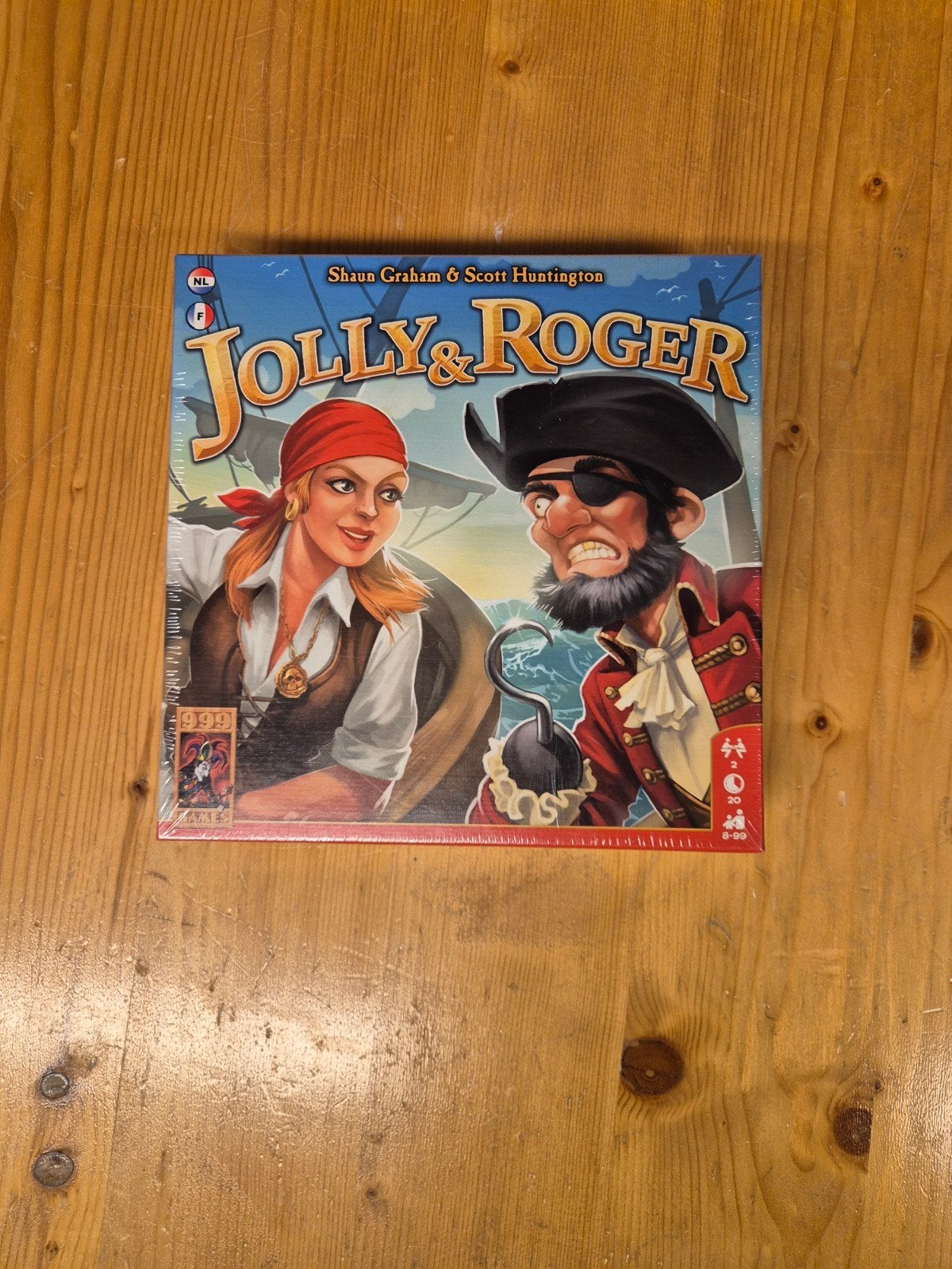 Jolly & Roger 999 Games - Nieuw piratenspel, Drie of vier spelers, Ophalen of Verzenden, Nieuw, 999 Games