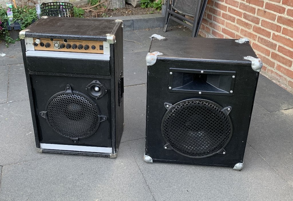 Monitor luidsprekers voor keyboard, zang, gitaar., Ophalen, Gebruikt, Minder dan 500 watt, Monitor(versterker)