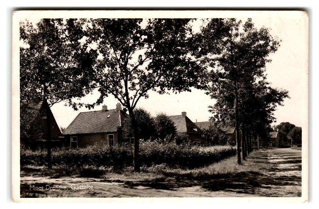 Gasselte, Mooi Drenthe, Verzenden, 1940 tot 1960, Gelopen, Drenthe