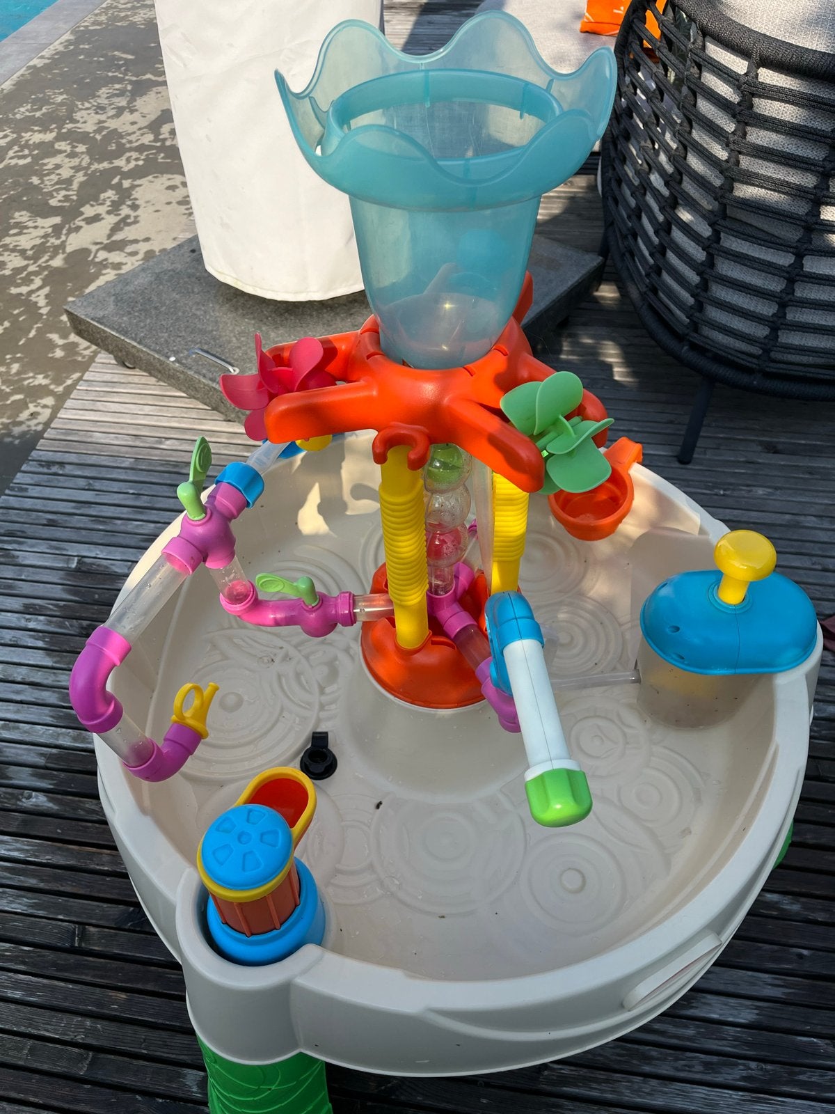 Water- en zandtafel met accessoires, Ophalen, Gebruikt