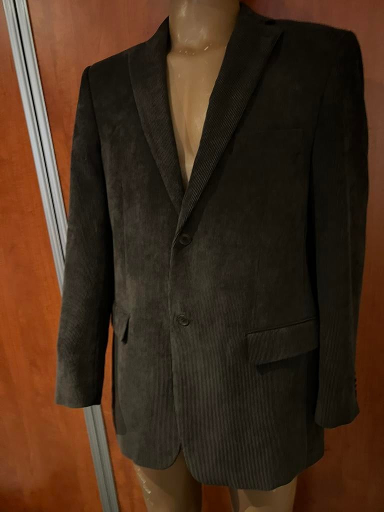 JEREM rib colbert maat 56 origineel zgan, Kleding | Heren, Kostuums en Colberts, F, Yerem, Bruin, Maat 56/58 (XL)