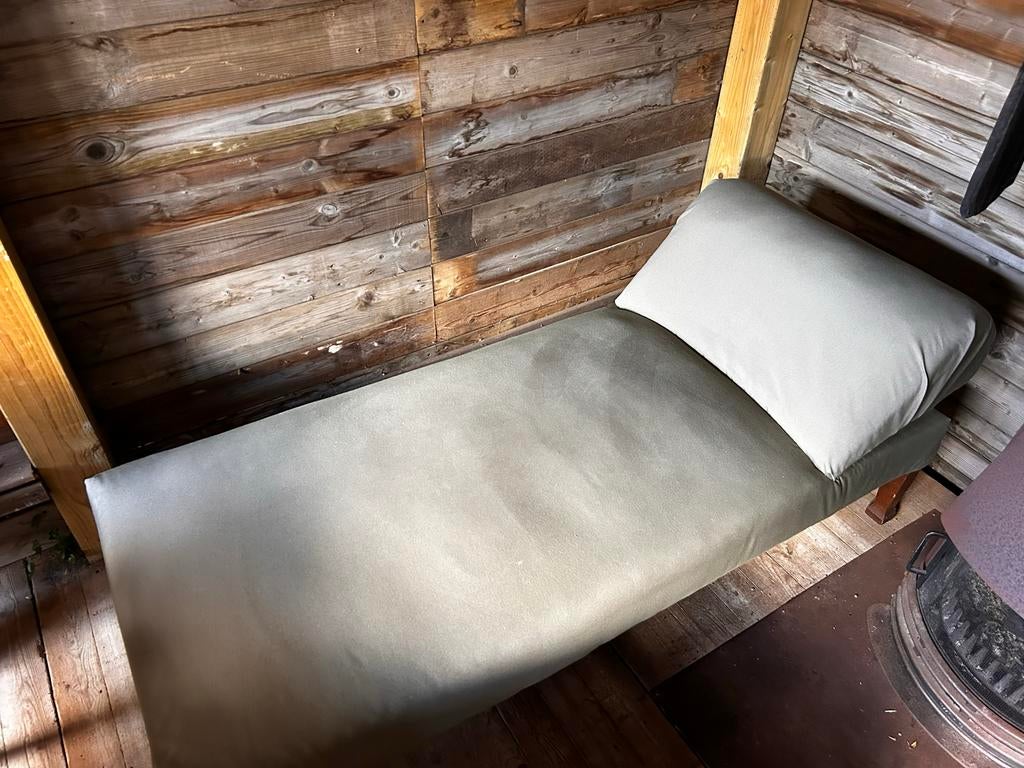 Divan / Bed voor  tuinkamer/Serre, Huis en Inrichting, Banken | Sofa's en Chaises Longues, Ophalen, Gebruikt, Eenpersoons, Vintage