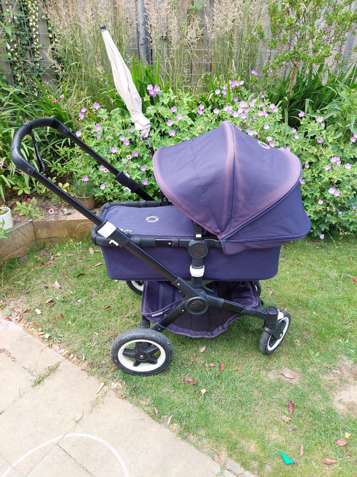 Bugaboo Buffalo Marine Blauw - Perfect voor elk terrein, Gebruikt, Bugaboo, Met reiswieg, Ophalen