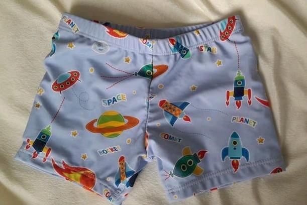 Zwembroek raket space Shein maat 90 2-3jaar, Ophalen, Gebruikt, Zwembroek, Jongen