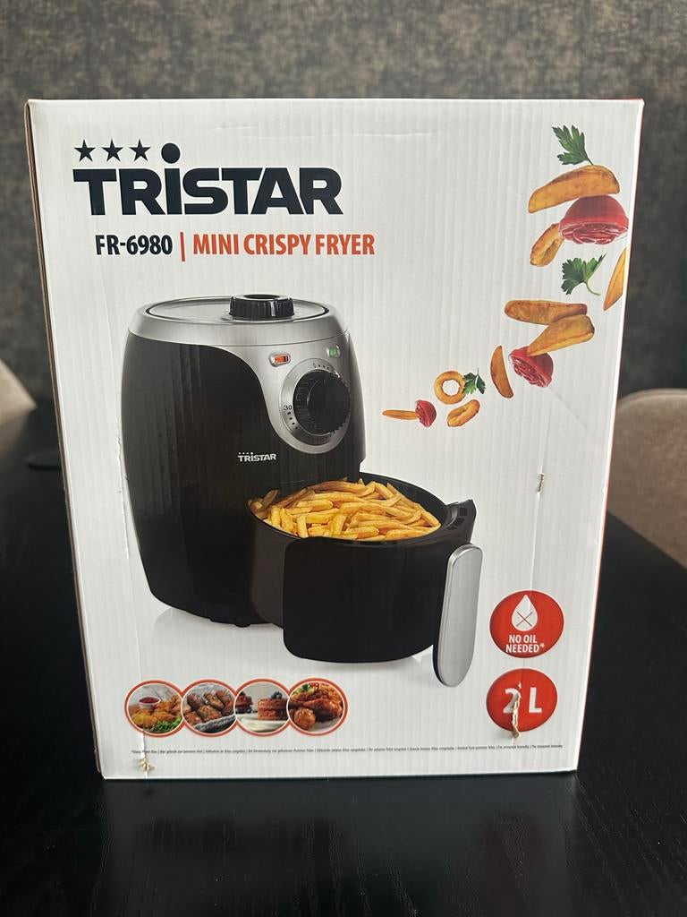 Tristar FR-6980 Mini Crispy Fryer - 2L heteluchtfriteuse, 2 tot 3 liter, Ophalen, Nieuw, Uitneembare binnenpan