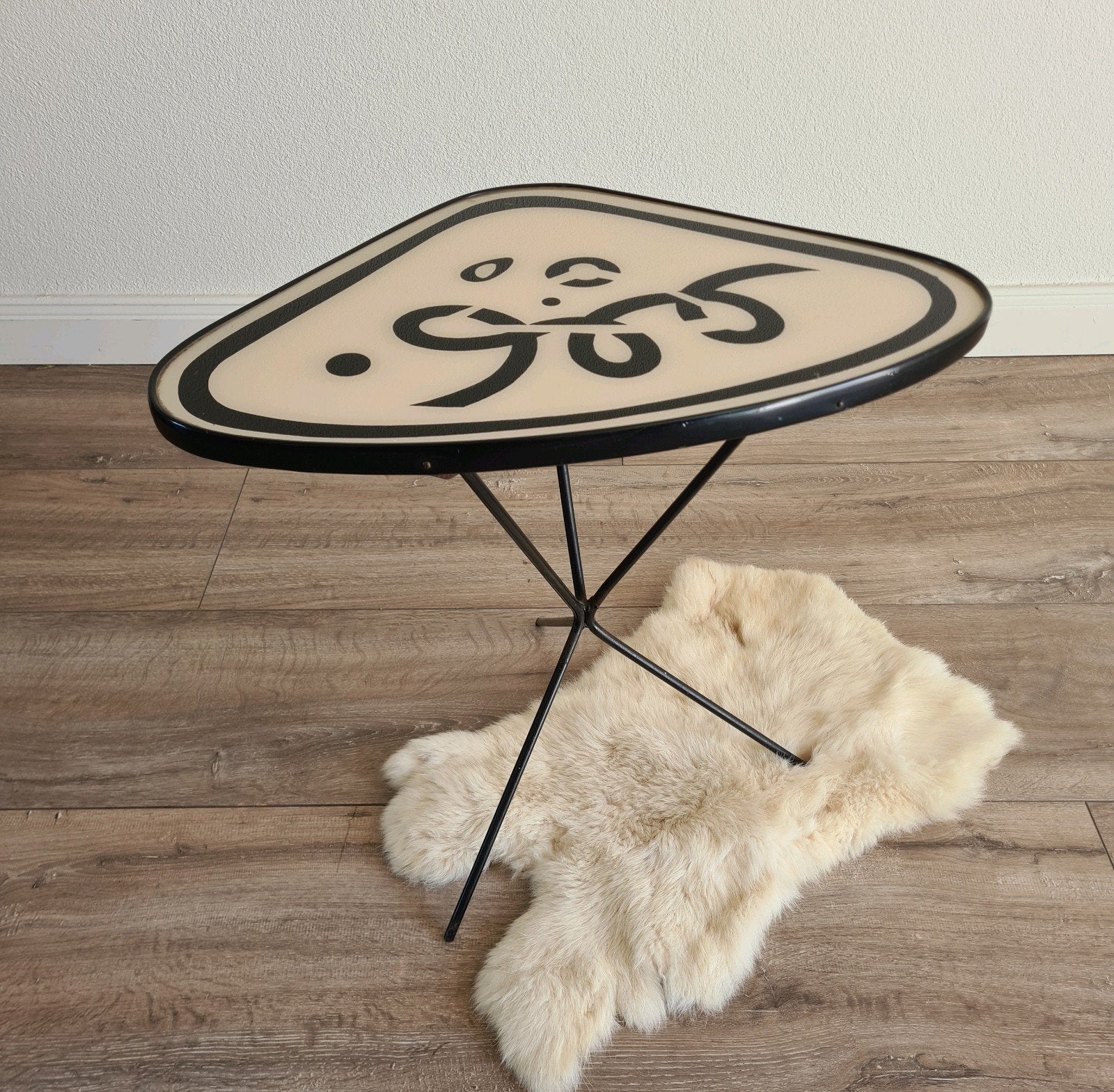 vintage retro tafel plantentafel expo glas design, Ophalen of Verzenden, Huis en Inrichting