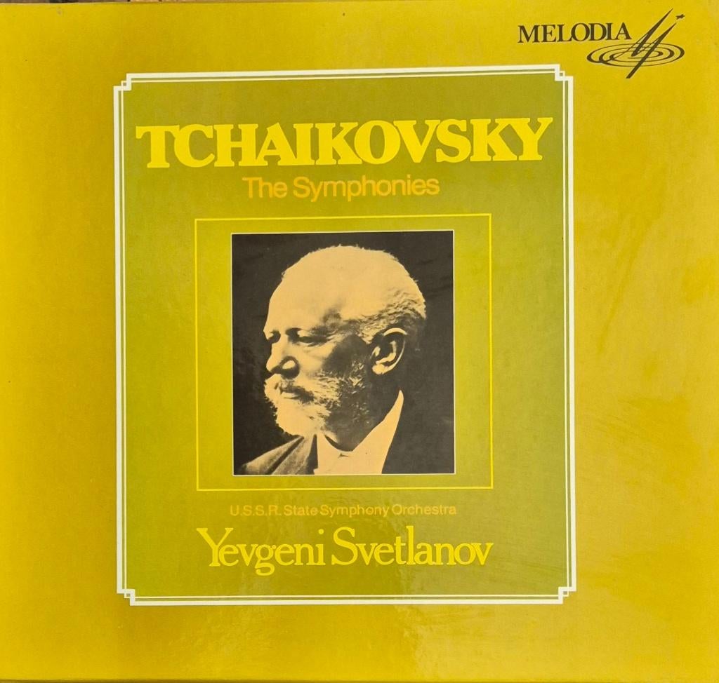 Peter l. Tchaikovsky The Symphonies #l044#4V, Cd's en Dvd's, Vinyl | Klassiek, Gebruikt, Ophalen of Verzenden, Romantiek, 12 inch