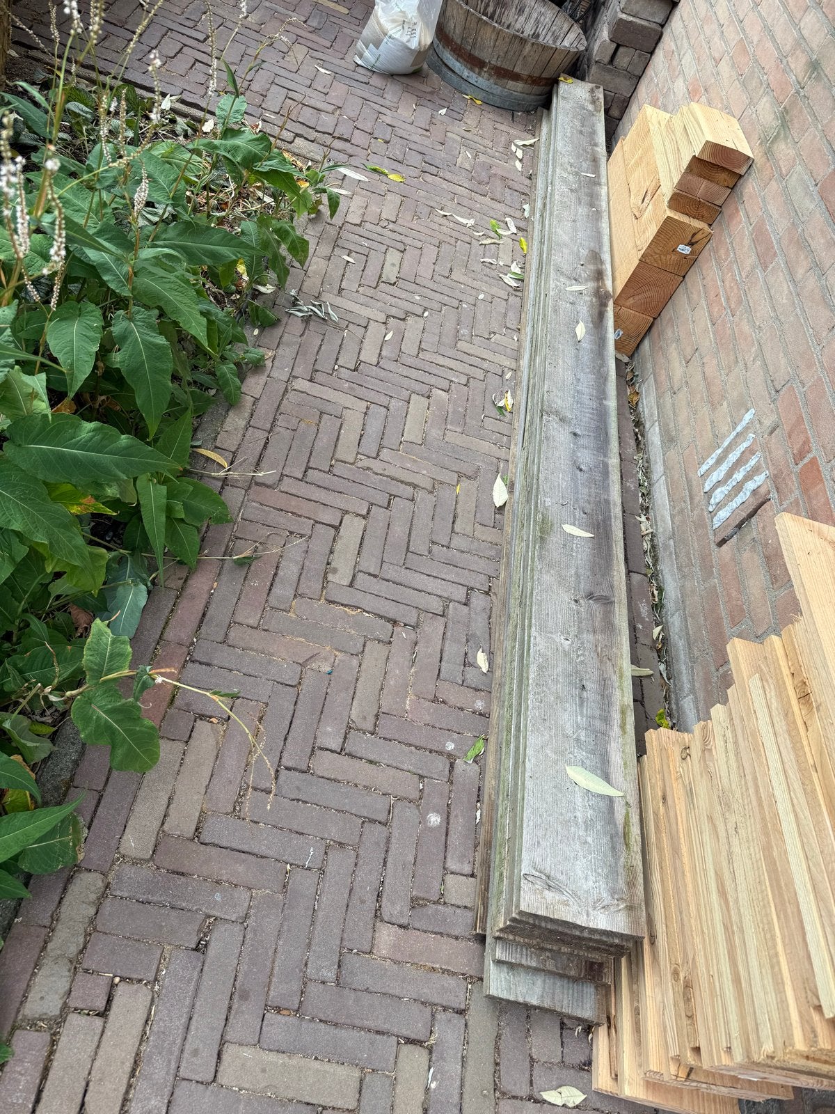Dougles planken 3,5 meter 19x2,2  8 stuks, Ophalen, Gebruikt, 250 cm of meer, Planken