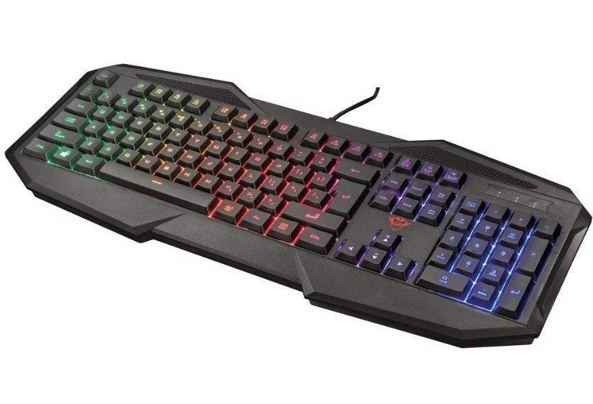 Trust Avonn GXT 830-RW - Bedraad Gaming Toetsenbord QWERTY, Computers en Software, Ophalen, Gaming toetsenbord, Nieuw, Trust GXT