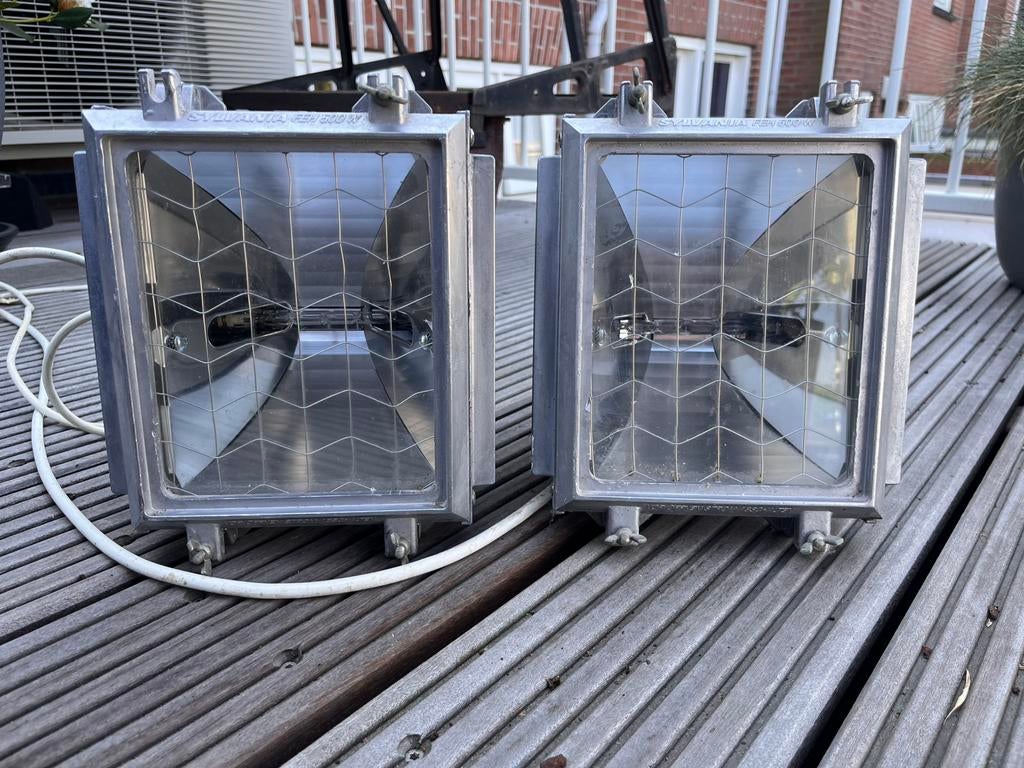 Vintage lampen (Sylvania FEH 500W), Ophalen of Verzenden, Zo goed als nieuw