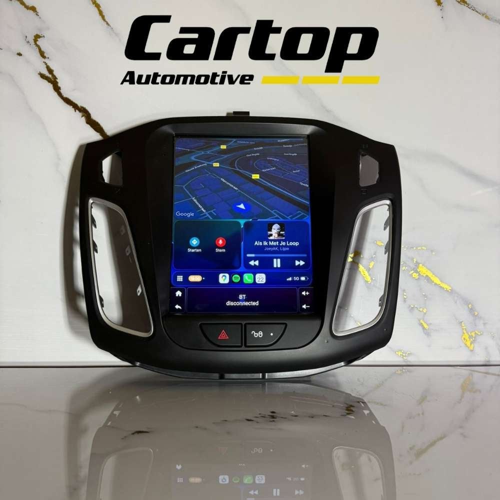 Ford Focus 2012-2017 Autoradio 9 Inch • CarPlay Android Auto, Meridiaan 42, Zo goed als nieuw, Info@cartop-automotive.nl, Cartop-Automotive Bv.