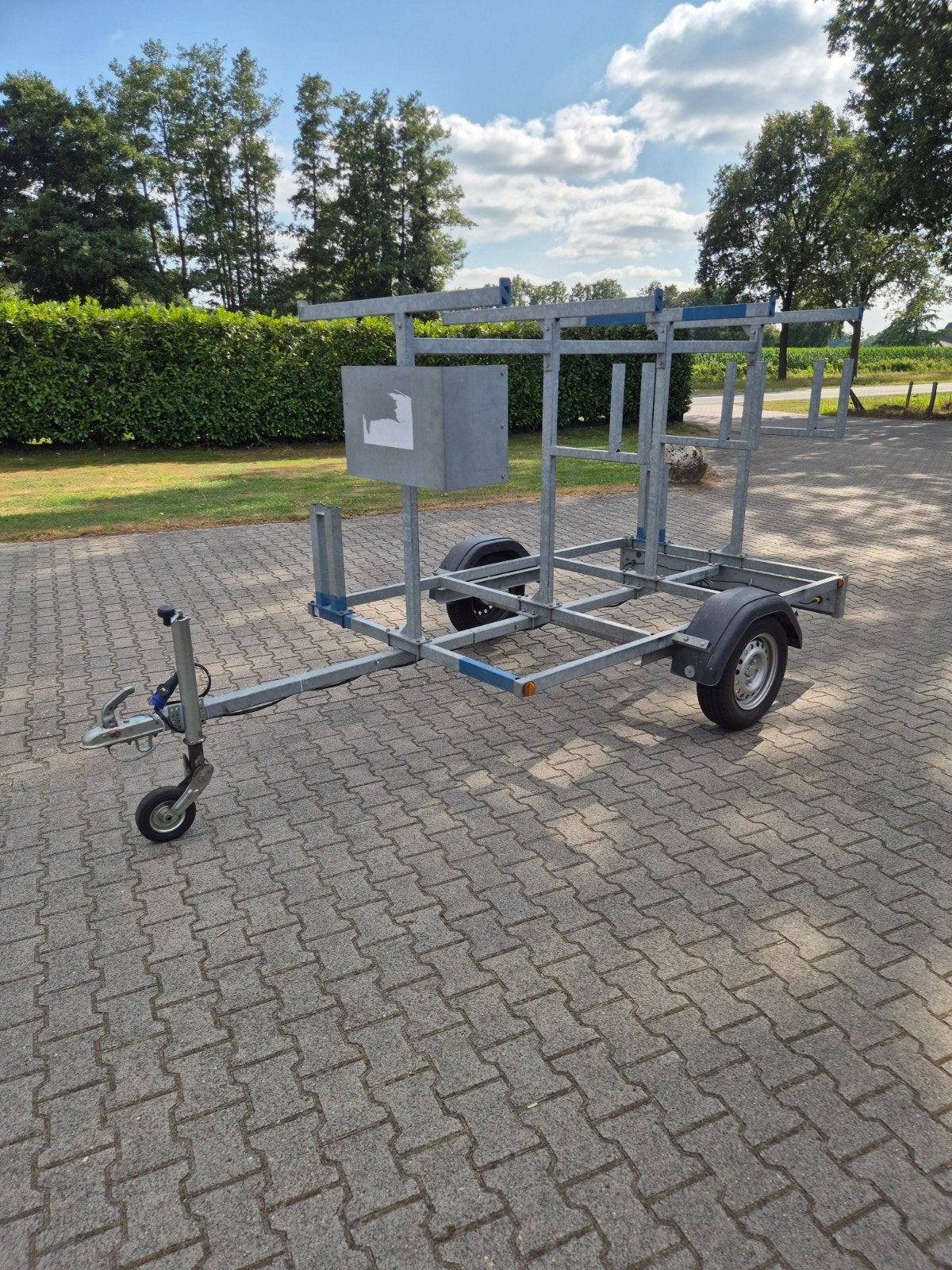Nette Rolsteigeraanhanger Aanhanger Steigeraanhanger, Ophalen of Verzenden, Gebruikt, Overige typen, 5 meter of hoger