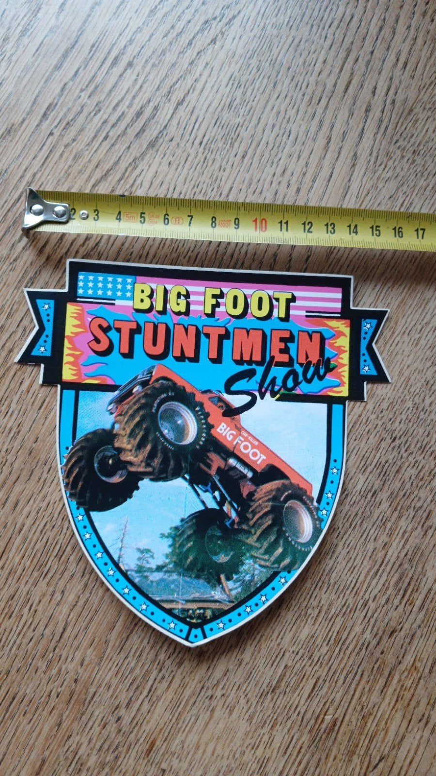 Sticker Big Foot Stuntmen Show 1, Ophalen of Verzenden, Zo goed als nieuw