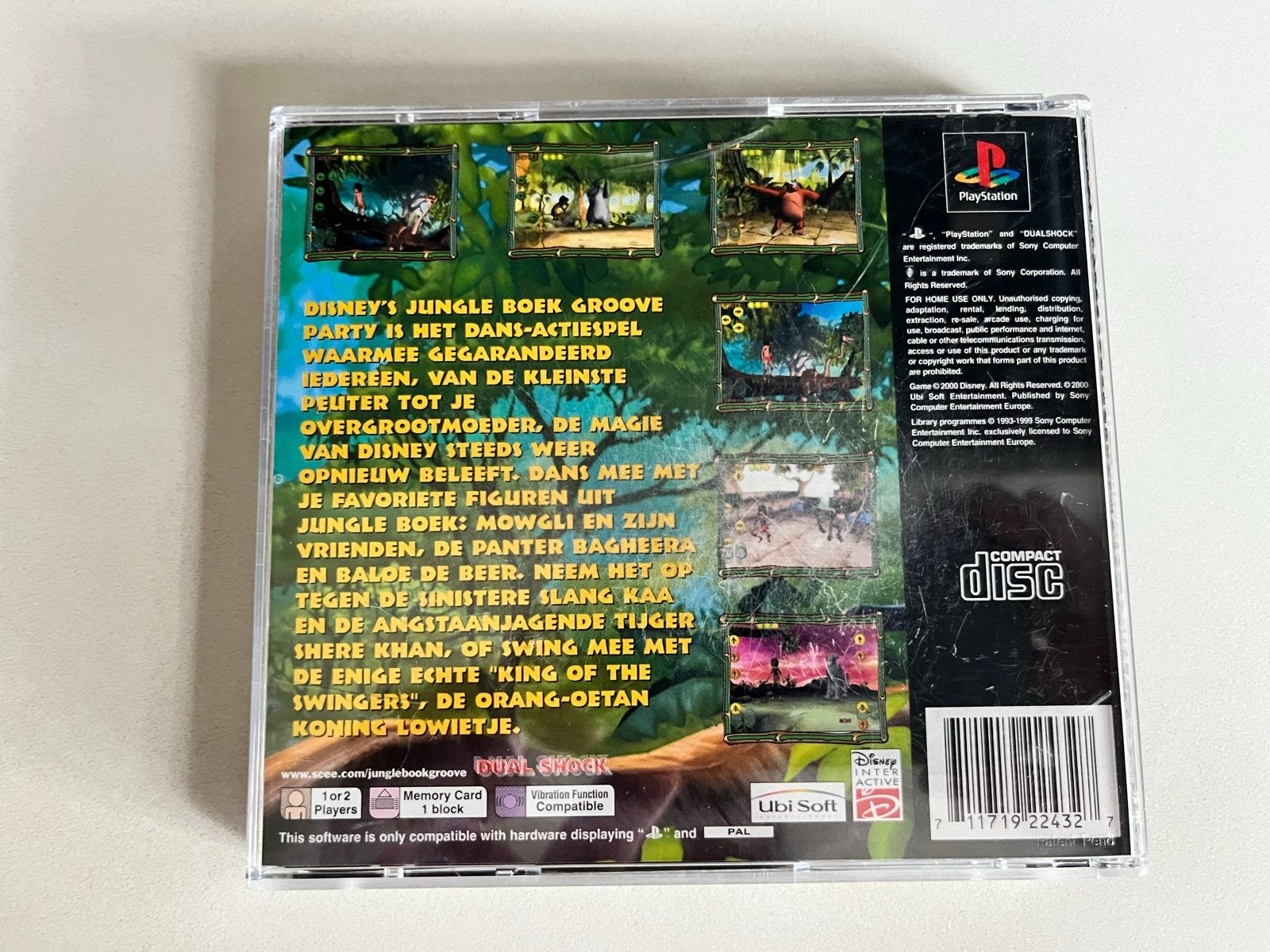Walt Disney's Jungle Boek Groove Party PS1 - Goede staat, Avontuur en Actie, S, 1 speler, P