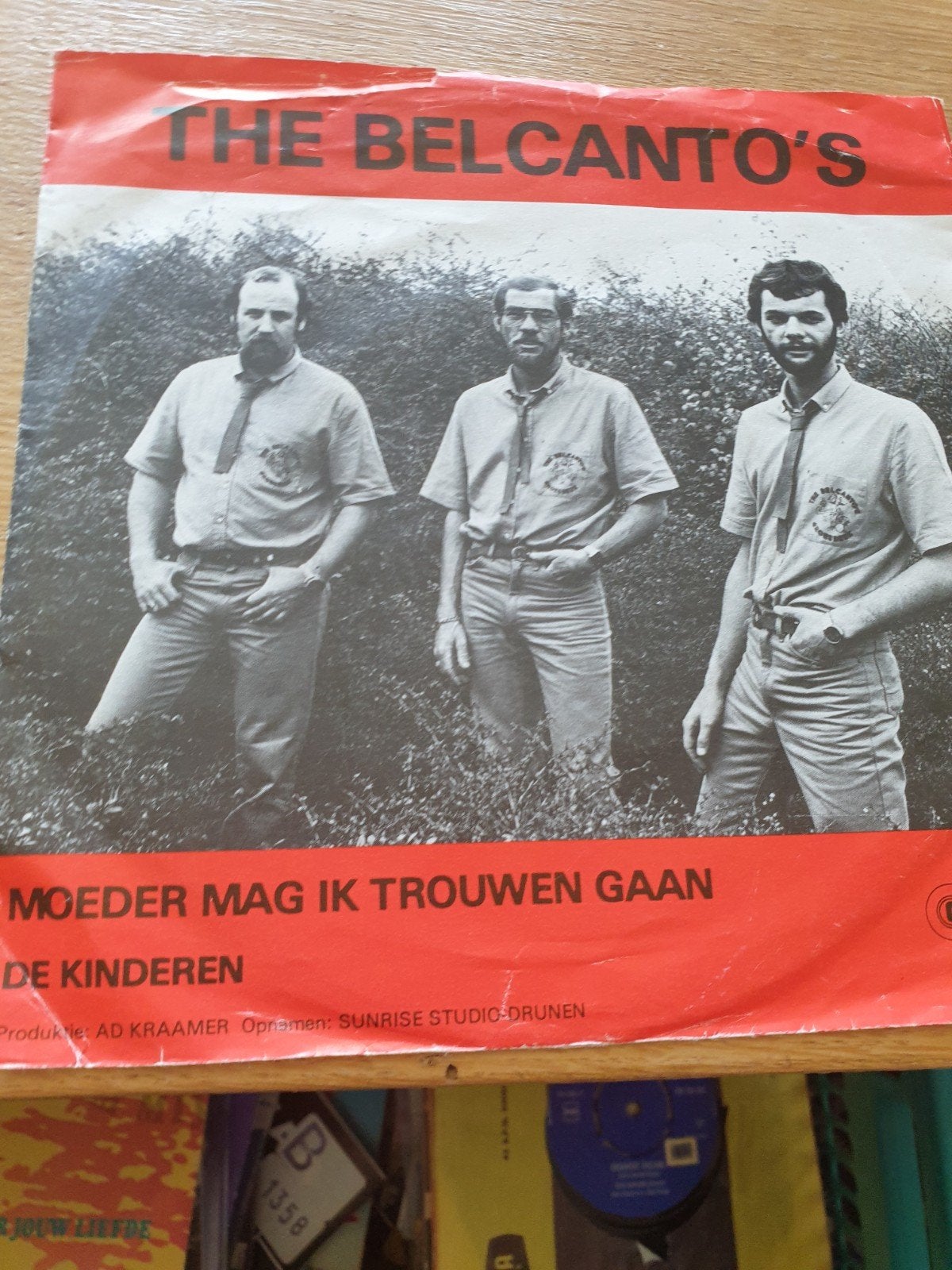 The Belcanto's - Moeder Mag Ik Trouwen Gaan (Single), Gebruikt, Fotohoes, 7 inch, Ophalen of Verzenden