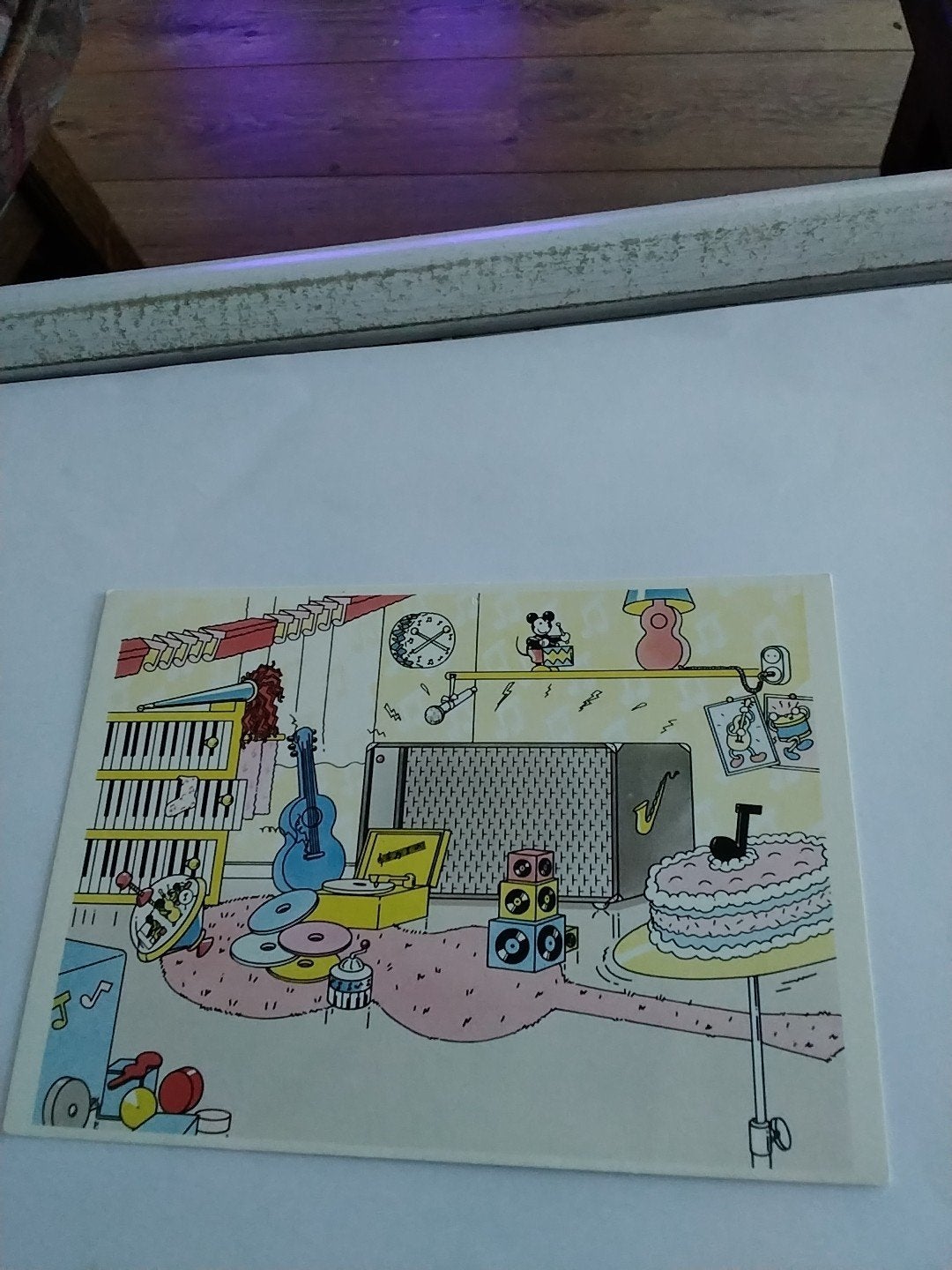 Ronald Slabbers 'Baby-love' Prent - Muziekthema 1982, Ophalen of Verzenden, 1980 tot heden