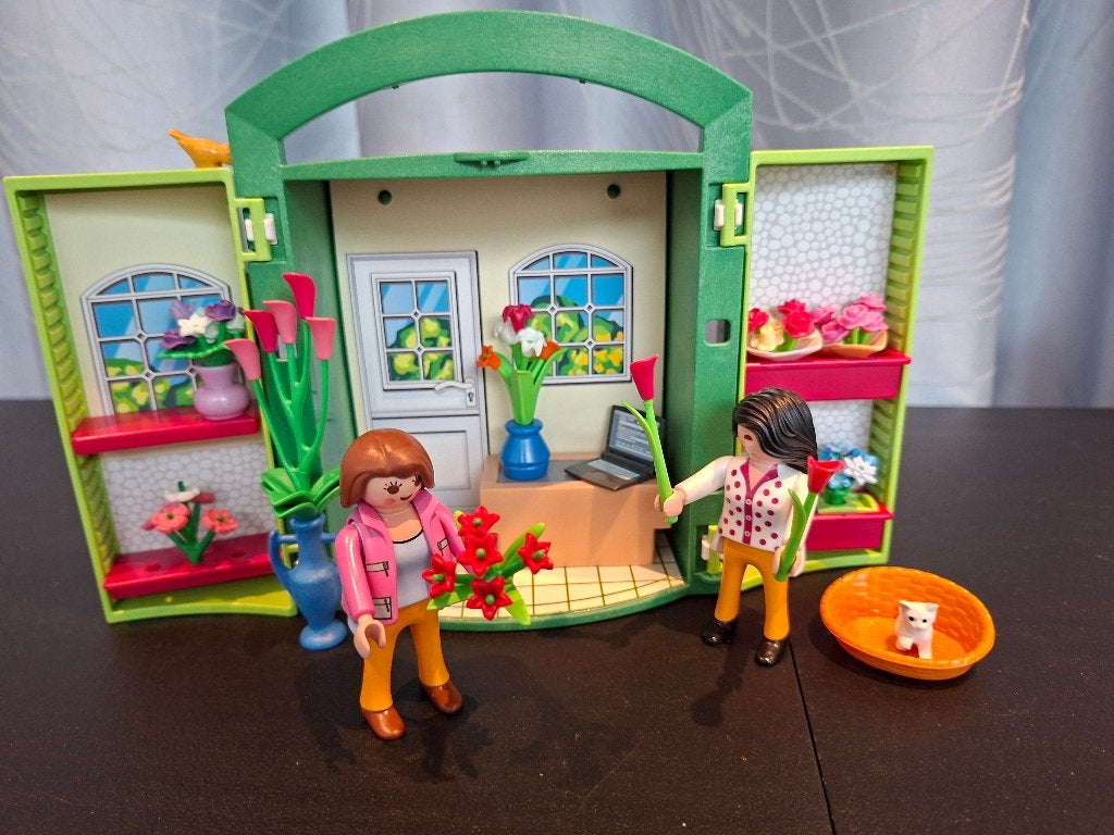 Playmobil speelset bloemenwinkel / bloemenshop 5639, Complete set, Overige typen, Ophalen of Verzenden, Zo goed als nieuw