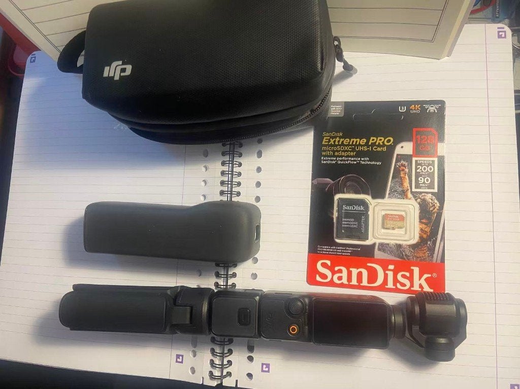 DJI Osmo Pocket 3 + 128g SD| Mic 2 en filters optioneel, 20x of meer, Overige soorten, Zo goed als nieuw, Camera