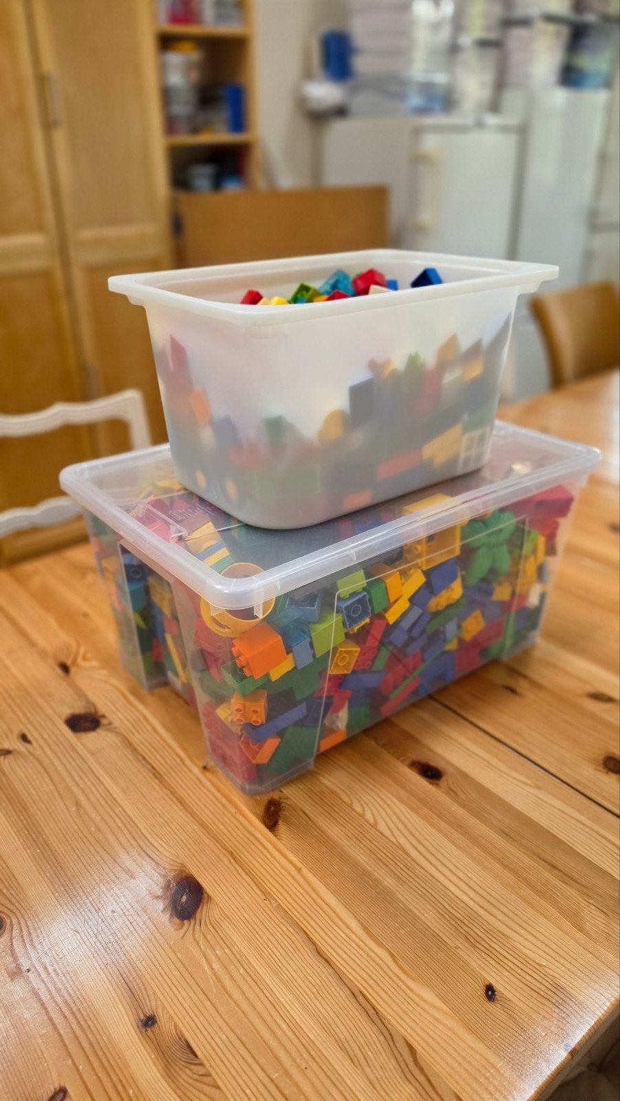 Grote partij Lego Duplo, diverse kleuren en vormen, Ophalen of Verzenden, Gebruikt, Losse stenen, Duplo