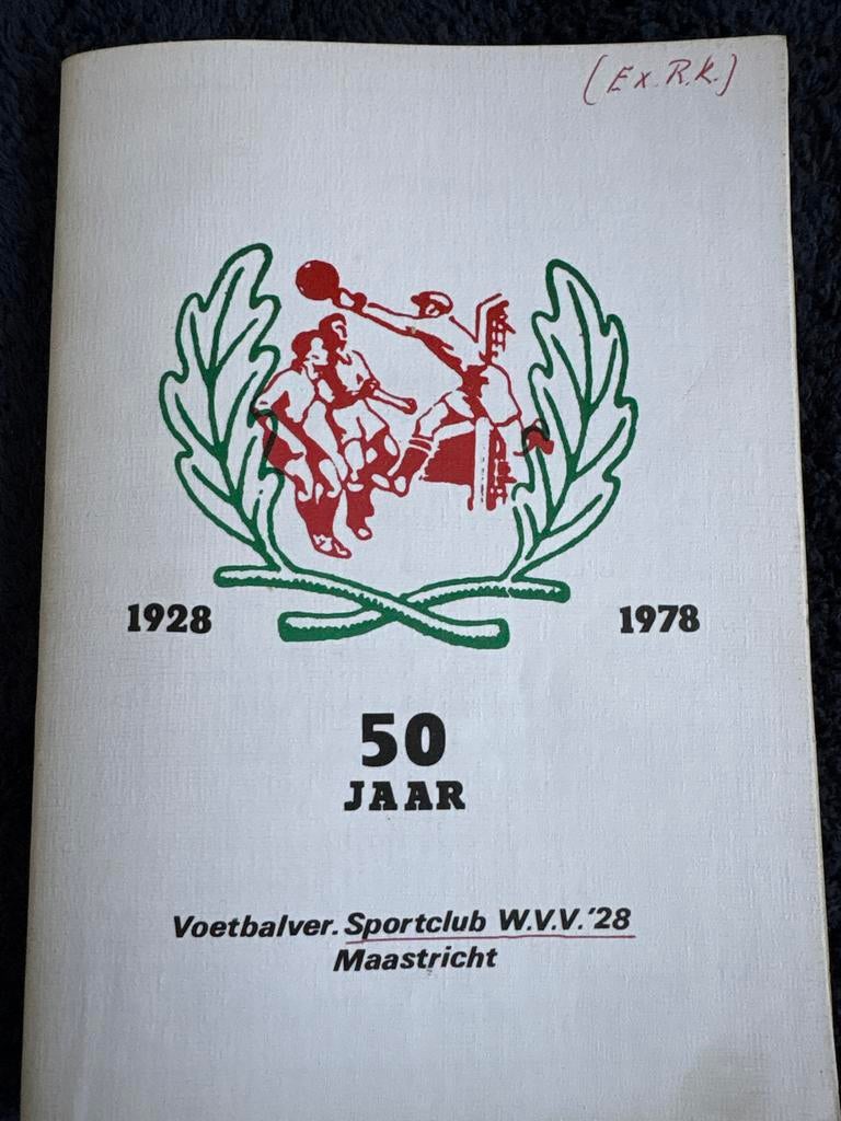 Jubileumboek W.V.V. '28 Maastricht 50 Jaar (1928-1978), Verzamelen, Ophalen of Verzenden
