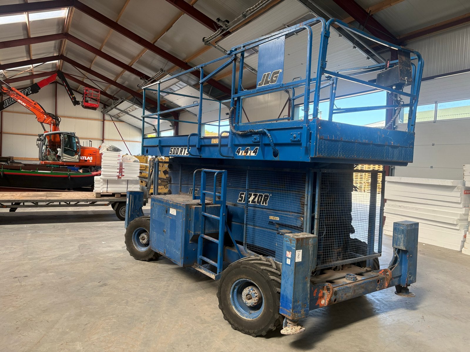 JLG 500RTS 4x4x4 Schaarhoogwerker, Ophalen, Hoogwerker