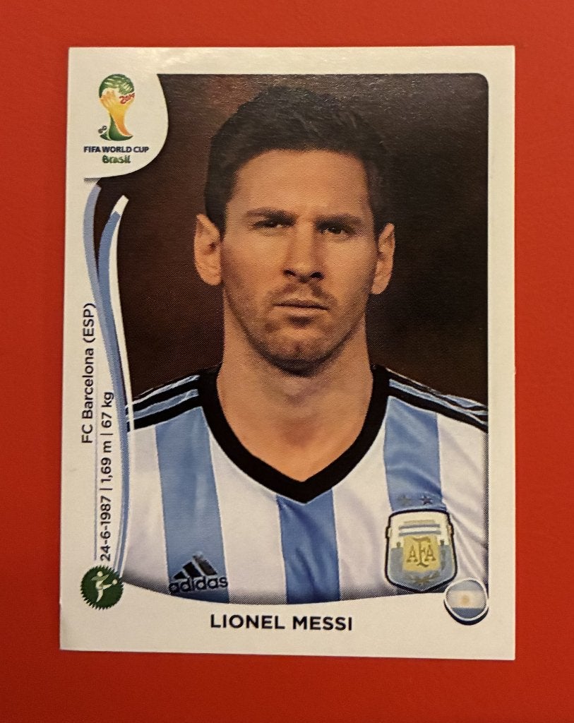 Panini, Messi, Verzenden, Zo goed als nieuw, Buitenlandse clubs, Poster, Plaatje of Sticker