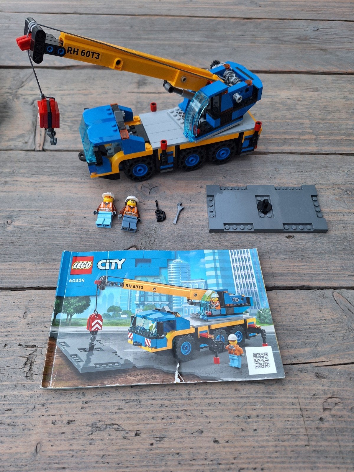 Lego City 60324 - mobiele kraan, Kinderen en Baby's, City, Lego, Ophalen of Verzenden, Zo goed als nieuw