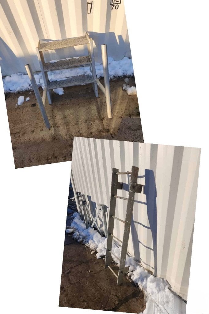 2602 - IJzeren trappen, metalen trappen, Ophalen, Gebruikt, Trap, Minder dan 2 meter