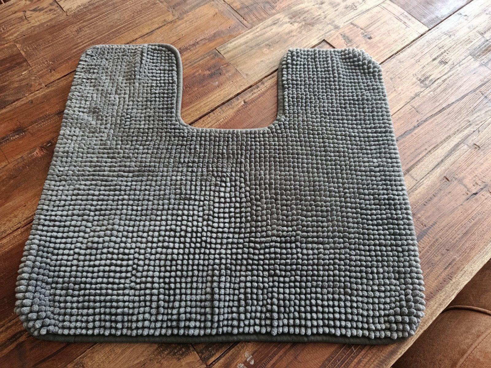Grijze badmat met uitsparing voor toilet ikea, Gebruikt, 50 tot 100 cm, 50 tot 100 cm, Ophalen of Verzenden
