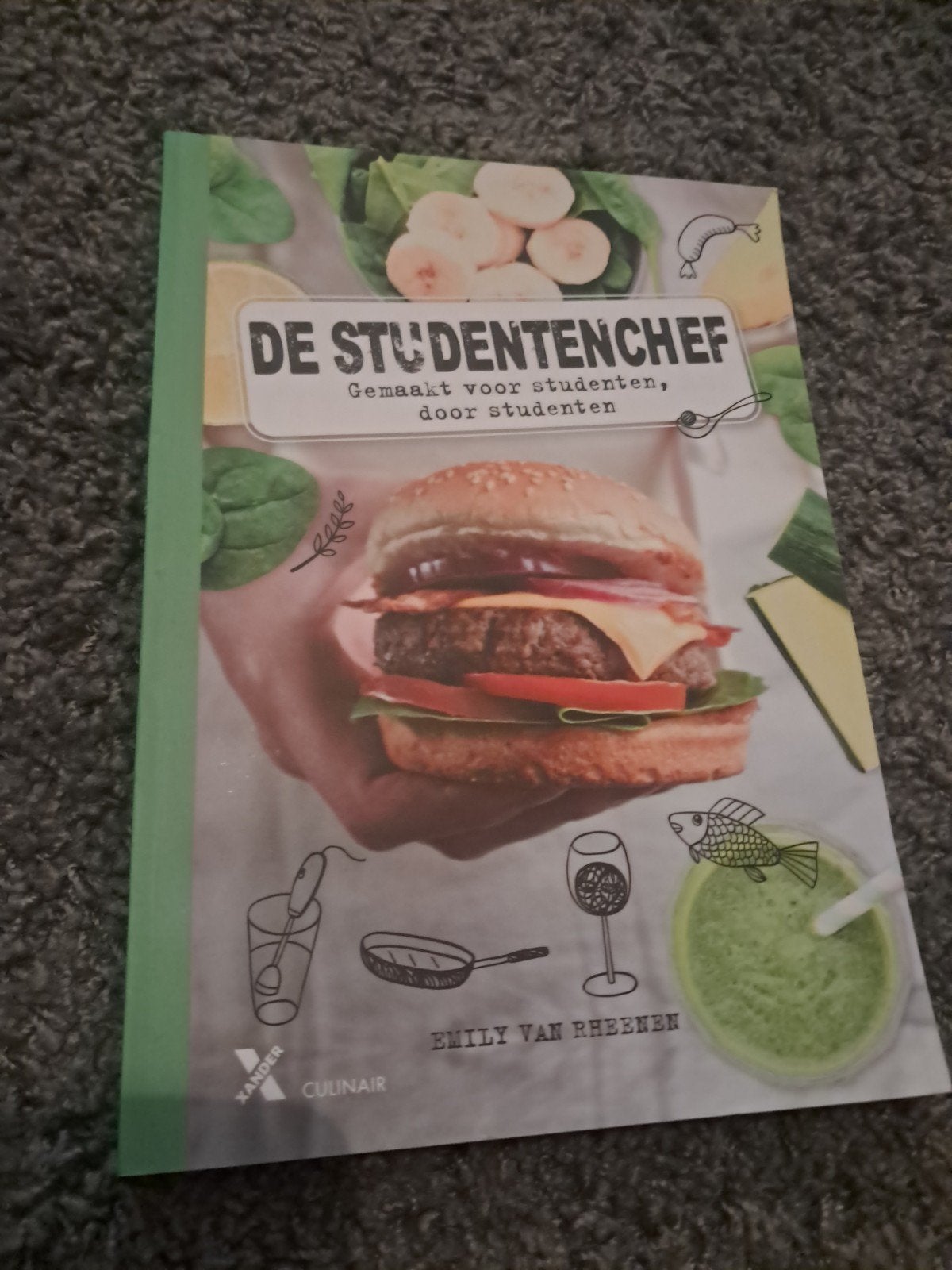 De Studentenchef: Kookboek voor studenten, Voorgerechten en Soepen, Emily van Rheenen, Ophalen of Verzenden, Zo goed als nieuw