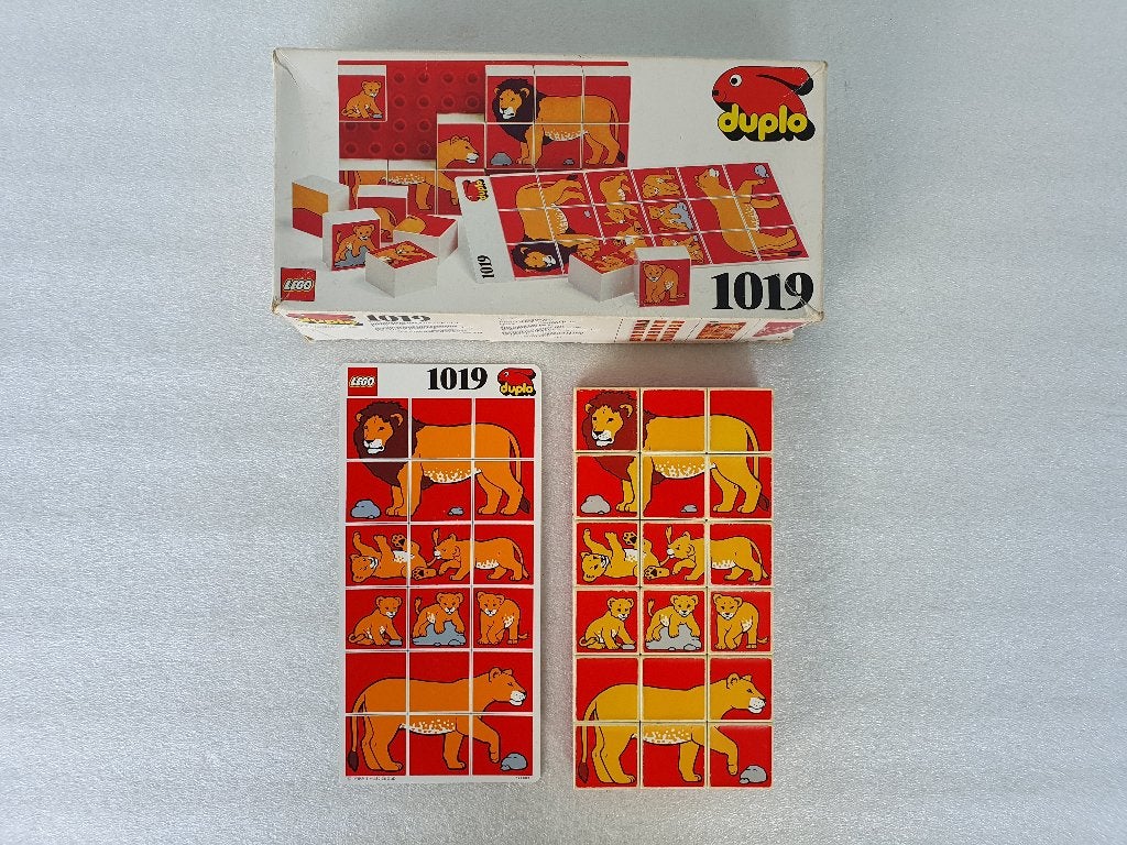 Lego Duplo 1019: Mosaic Set Leeuw, Gebruikt, Ophalen of Verzenden, Compleet, Duplo