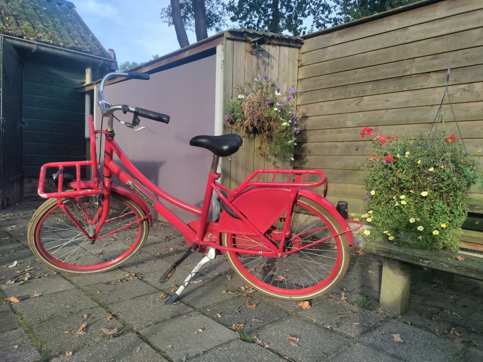 24 inch fiets rood, Ophalen, Gebruikt, 24 inch