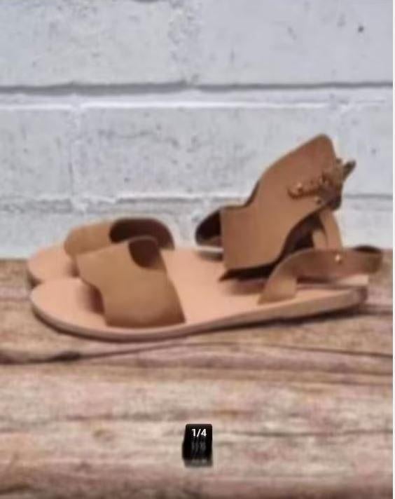Ancient Greek - Prachtige leren sandalen maat 39 - Nieuw, Kleding | Dames, Bruin, Nieuw, X, Ancient Greek