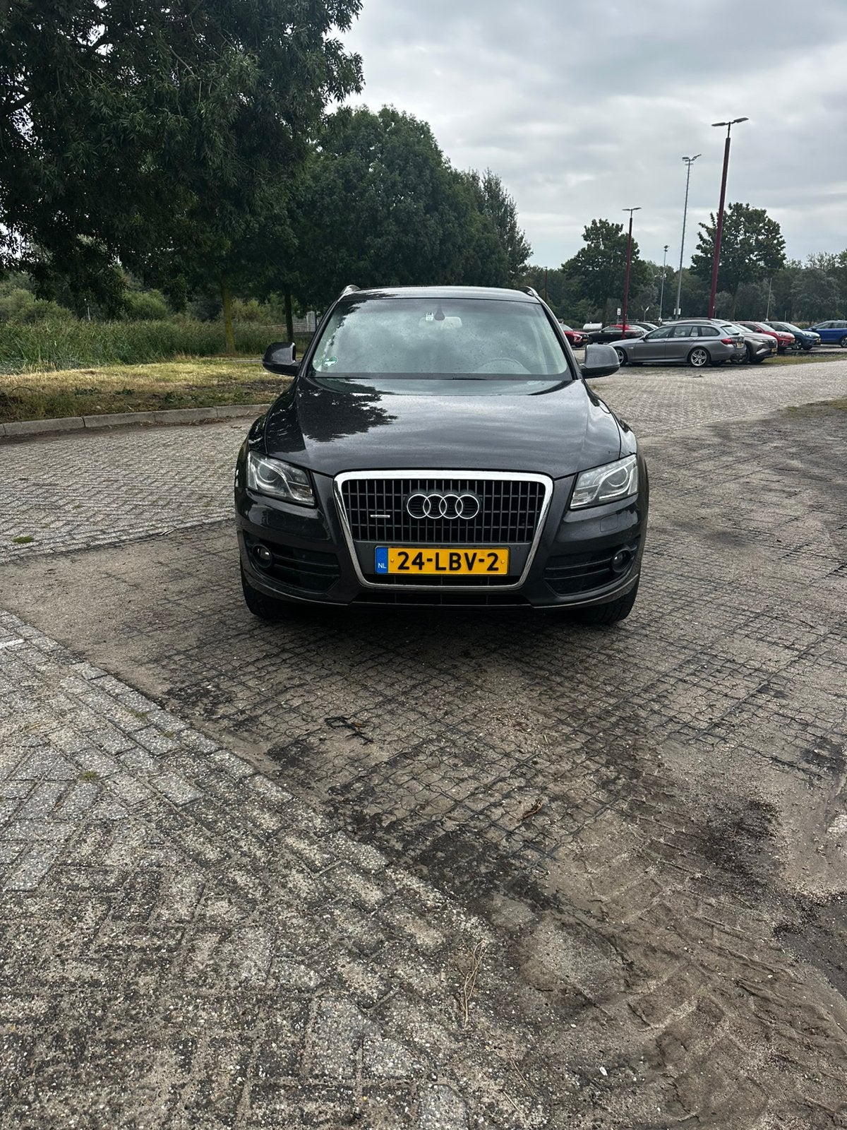 Audi Q5 2.0 Tfsi Quattro S-tronic 2010 Grijs, Auto's, Automaat, 1730 kg, 4 cilinders, Origineel Nederlands
