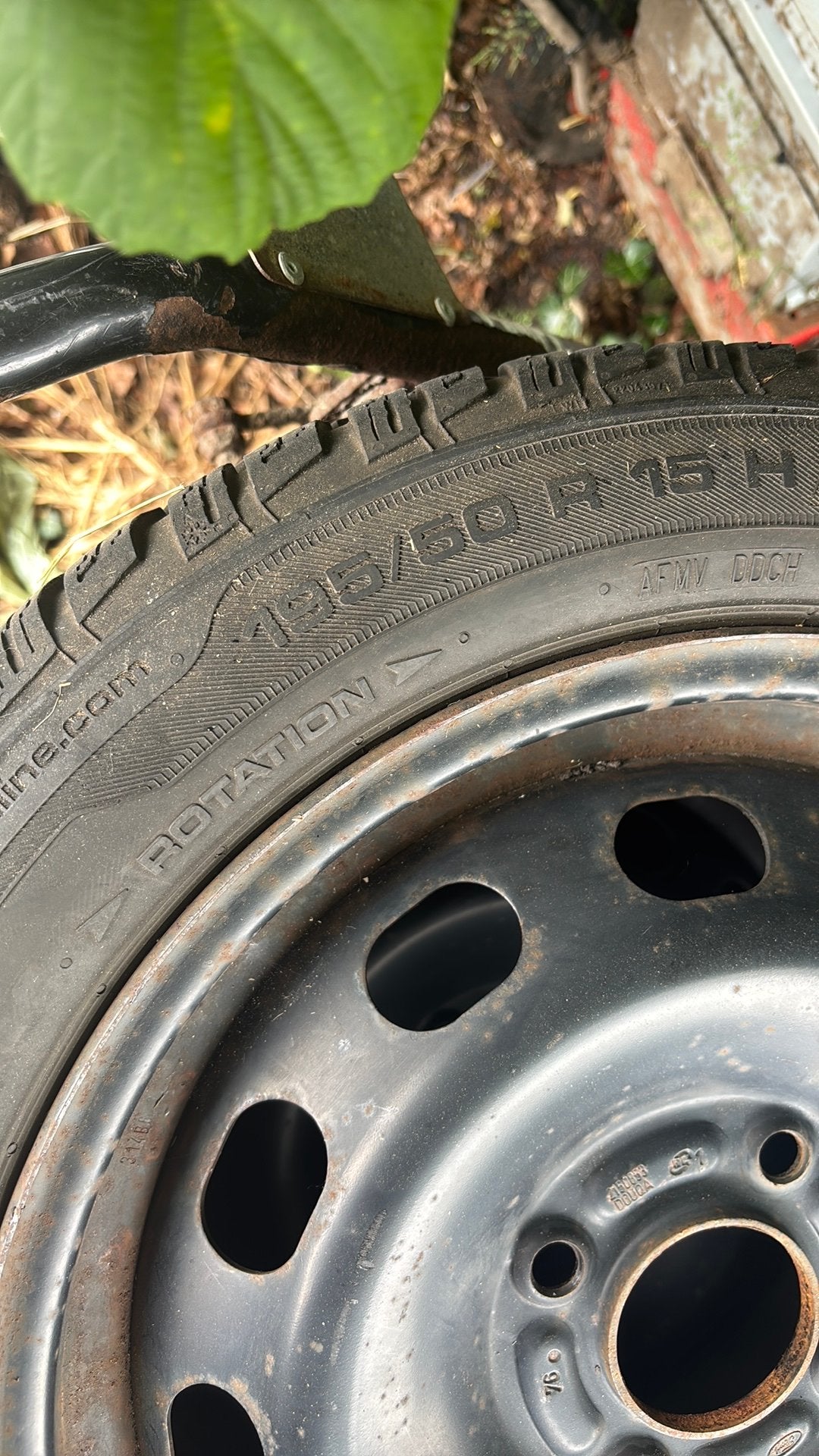 Winterbanden ford ka stalen velg, Ophalen, Gebruikt