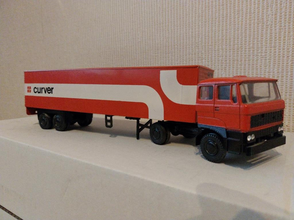 Lion Toys DAF 2800 Curver, Ophalen of Verzenden, Zo goed als nieuw, Bus of Vrachtwagen, Lion Toys
